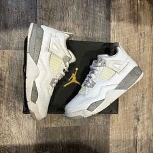 Jordan 4 Retro White Oreo BQ7669-100 Size 1Y